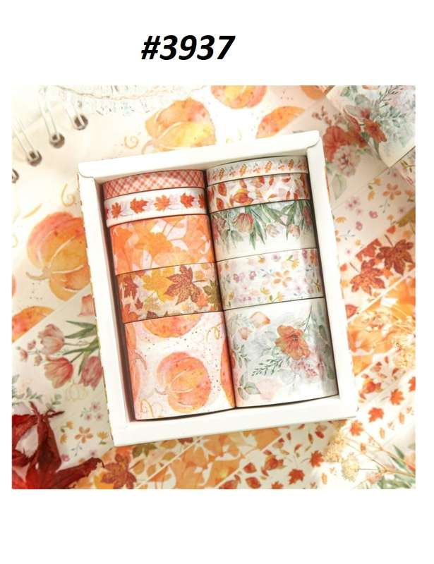 Junk Journaling / Bible Journaling / Crafting / Scrapbooking - Washi Tape - Falling Leaves