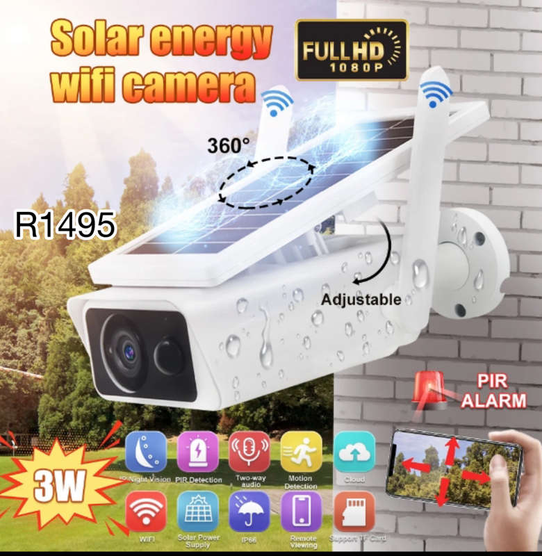 Wifi Outdoor Solar Battery Camera with ICSEE App