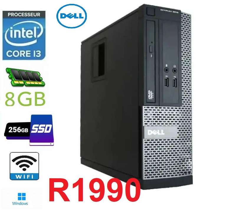 Dell Optilex 990 IntelCore i3 - 8Gb RAM 256GB SSD wifi -windows pro