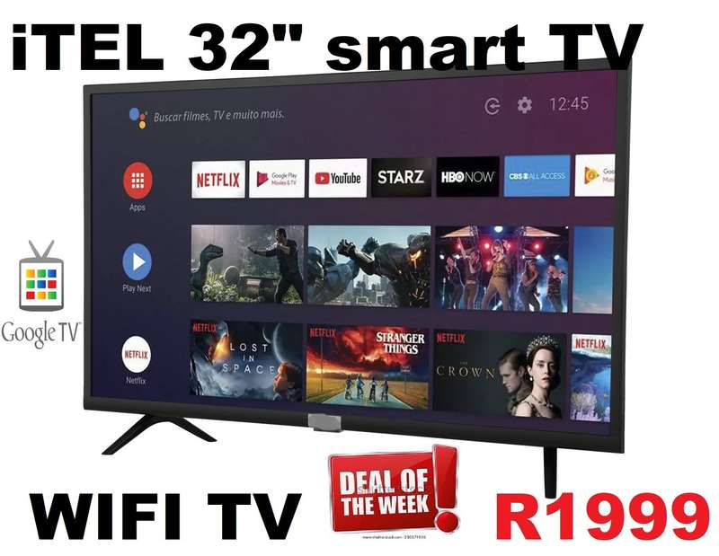 32` HD LED TV VGA HDMI USB (A322L) ITEL-NEW
