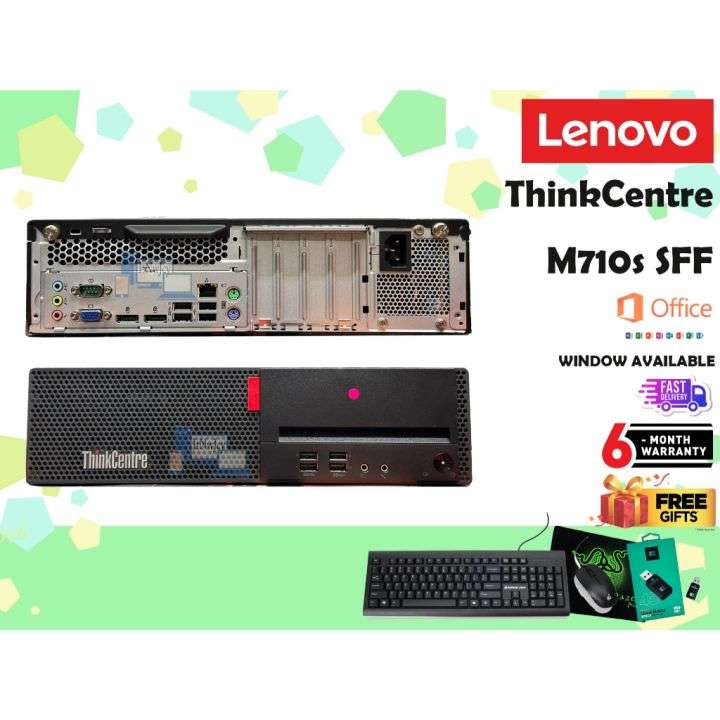 LENOVO V710S SFF - i5  - 6TH GEN - 8GB DDR4 - 256GB SSD - COMPUTER - WINDOWS 11(refurbs)