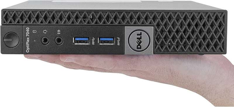 Dell Optiplex 7040 Micro Form Factor Desktop, Intel Quad Core i5 6500T 2.5Ghz, 8GB DDR4, 256GB NVMe