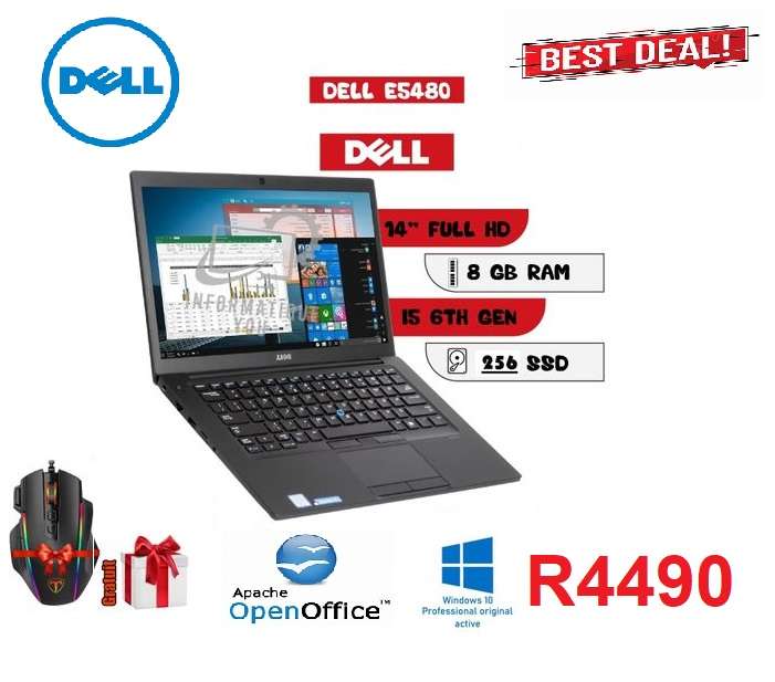 Dell LAPTOP Latitude 5480 corei5 -8gb-256ssd
