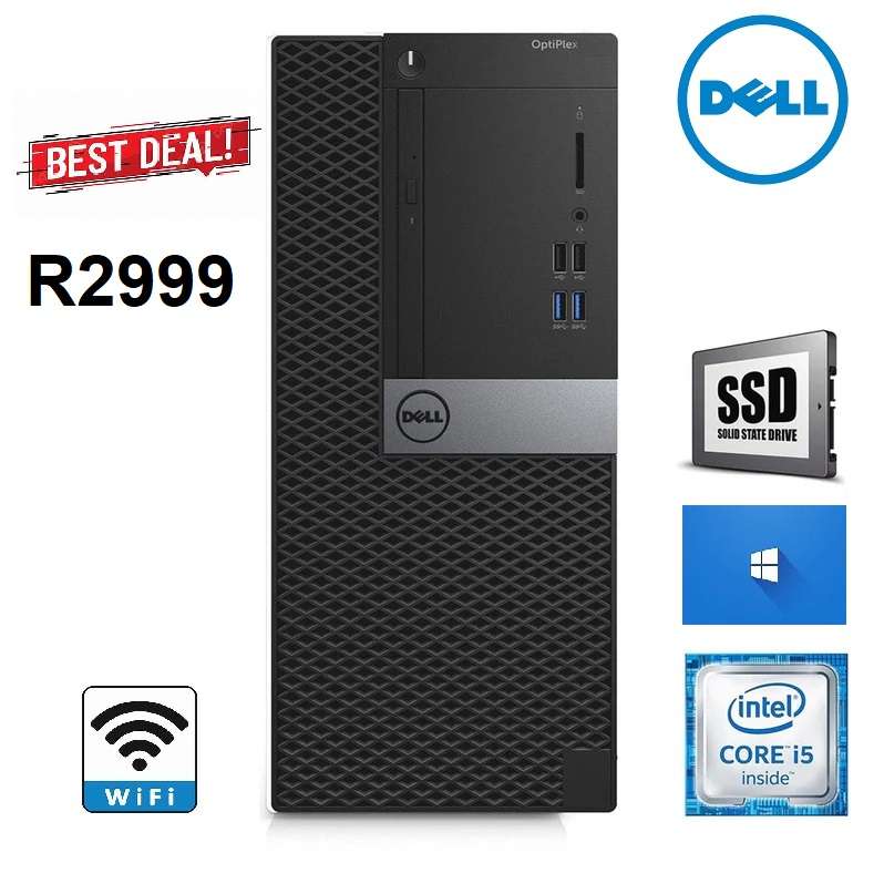 DELL  COMPUTER OPTIPLEX 5040 MINI TOWER - I5 6500 - 8GB DDR3 - 256GB M.2 SSD -(REFURB)