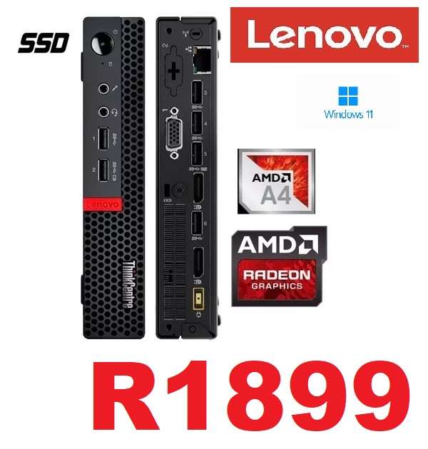 Lenovo ThinkCentre M625Q Thin Client | Tiny Desktop PC | Mini Desktop Computer | AMD A9-942