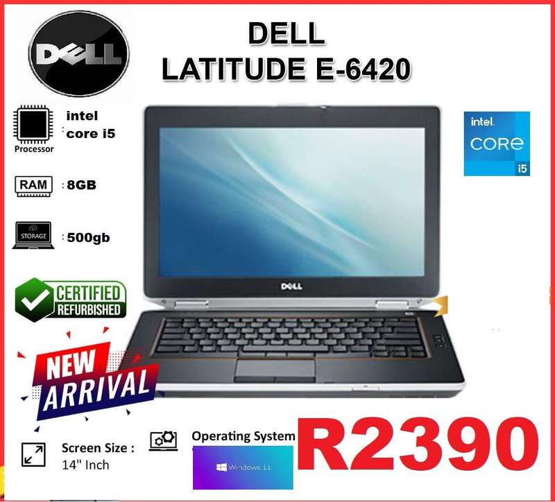 Dell Latitude E6420 14-inch Notebook 2.50 GHz Intel Core i5 -320GB- 8GB Windows 11 P