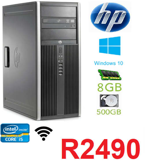 PC COMPUTER tower HP 8200 Core i5 -8 GB 500HDD  Win 10+WIFI