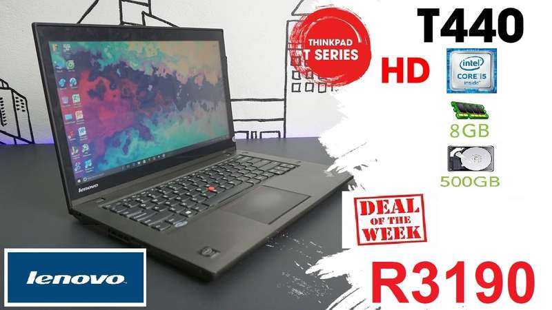 Lenovo  LAPTOP Thinkpad T440 Ultrabook, Intel Core 4th Gen i5-4300U 1.9GHz, 8GB RAM, 320GB,