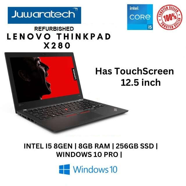 Lenovo LAPTOP ThinkPad X280 Intel i5, 8th Gen- 16GB Ram 12.5" Screen, Intel i5, 8GB Ram + 512GB S