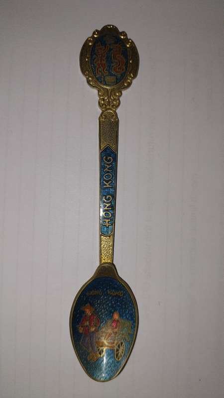 Little spoon HONG KONG-collectable antique teaspoons (tea spoon)