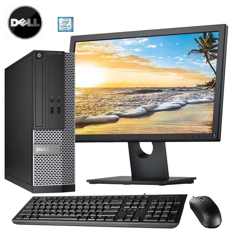 Dell OptiPlex 3010 C - Intel Core i5- 3.1GHz 8GB 500GB DVDRW Windows 10 Pro (Renewed)+22`