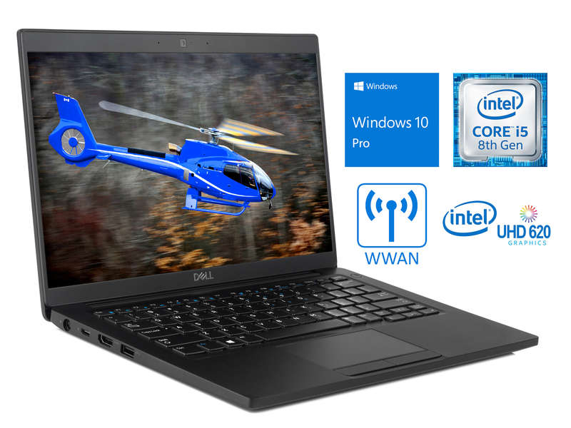 DELL Latitude 7390 Intel Core i5 8th Gen 8350U (1.70 GHz) 16GB Memory 256 GB PCIe SSD Intel UHD Grap