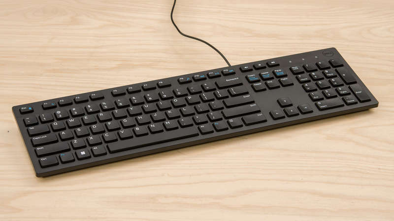 Dell KB216 Keyboard USB QWERTY US International Black 580-ADHK-(USED)