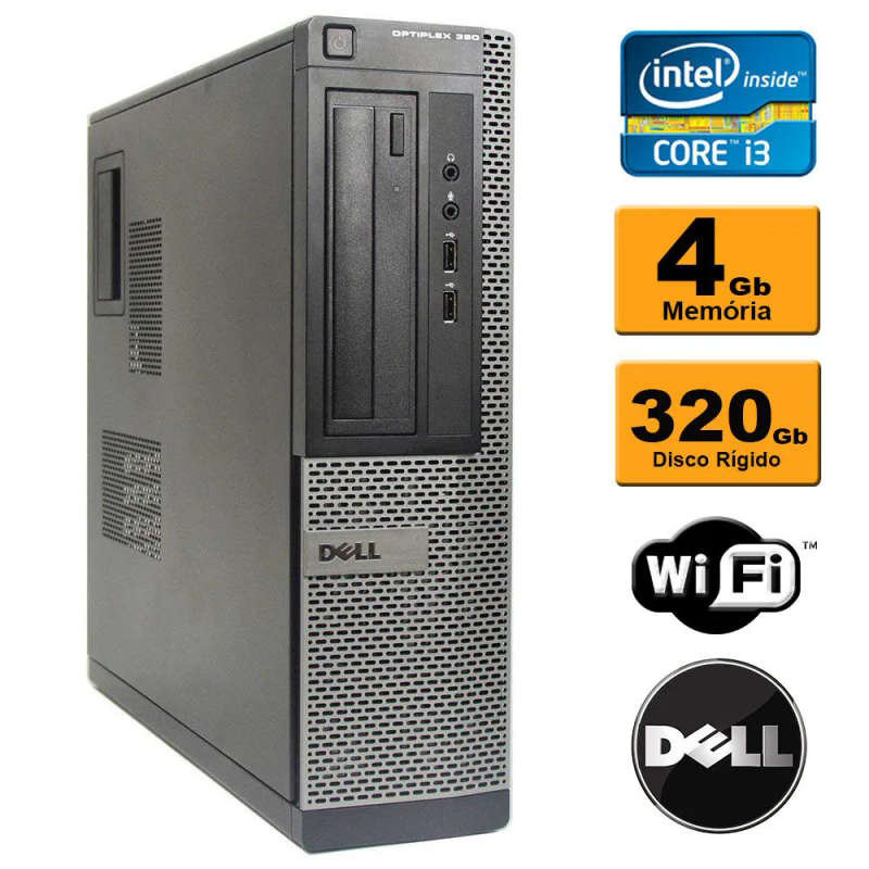 Dell COMPUTER Optiplex 390 Tower Business- PC Intel core i3- 3.06GHz Processor 4GB DDR3 M
