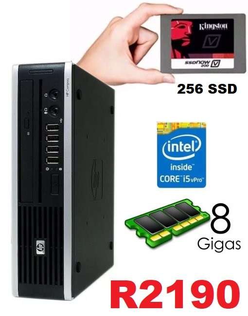 hp 8200 mini I5-2400 | HDD 500gb | 8gb Ram | Wi-fi |