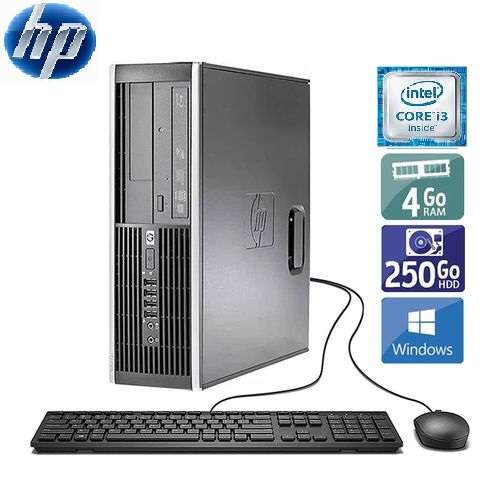 HP COMPAQ 6000 Core I3 -4gb-250gb-power supply-WINDOWS 10