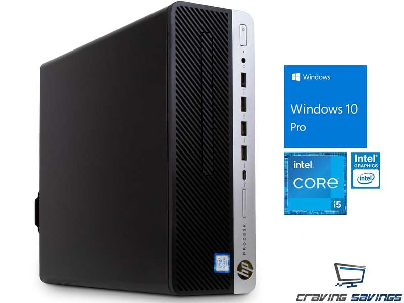 HP computers PRODESK 400 G6 SFF - I5 8400 - 8GB DDR4 - 256GB SSD