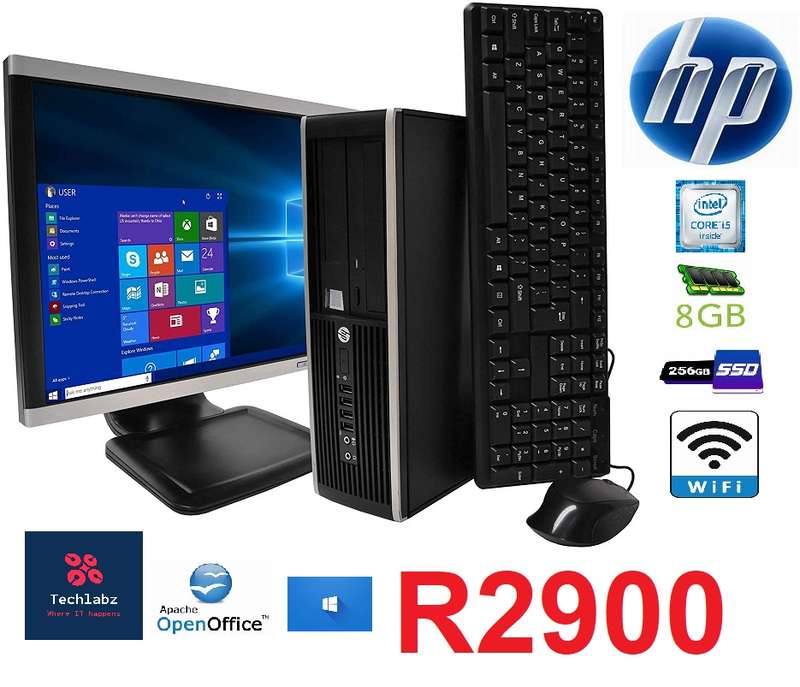 hp 8200 set Intel Core i5-3470 - 3rd Gen Quad-Core 3.20GHz +19" lcd