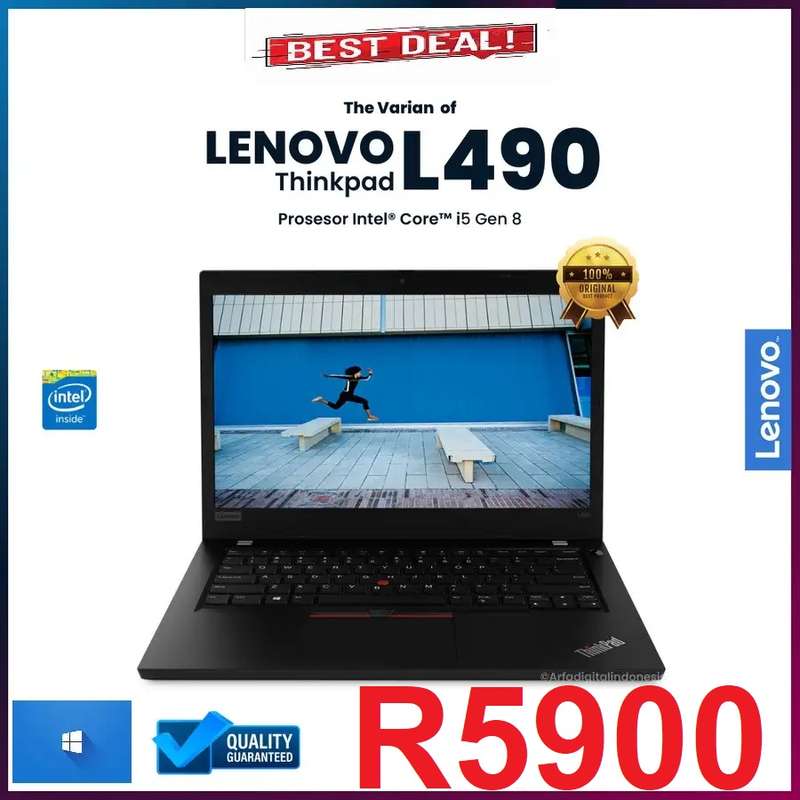 Lenovo ThinkPad L490  Intel core i5 (8th Gen) 8GB RAM, 256GB SSD
