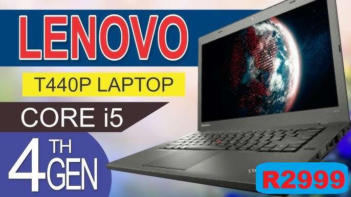 Lenovo laptop Thinkpad T440 Ultrabook, 14" hd, Intel Core 4th Gen i5- 1.9GHz, 4GB RAM, 128GB,