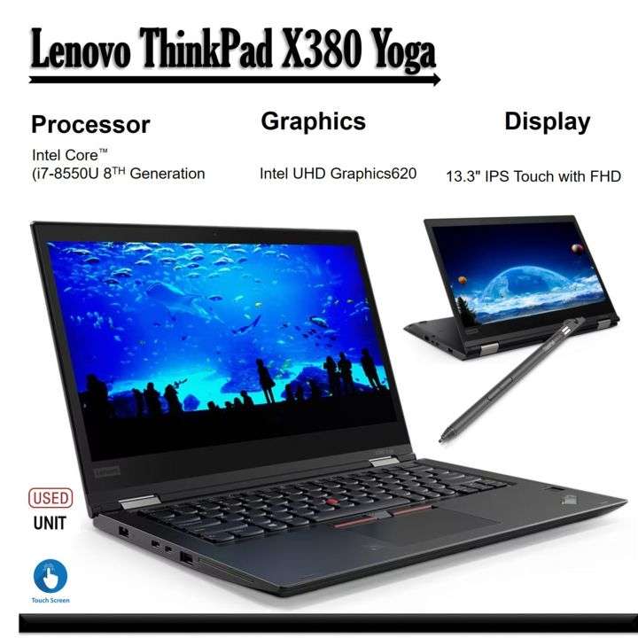 Lenovo - ThinkPad L380 Yoga 2-in-1 13.3" Touch-Screen Laptop - Intel Core i5 - 8GB Memory - 256GB So