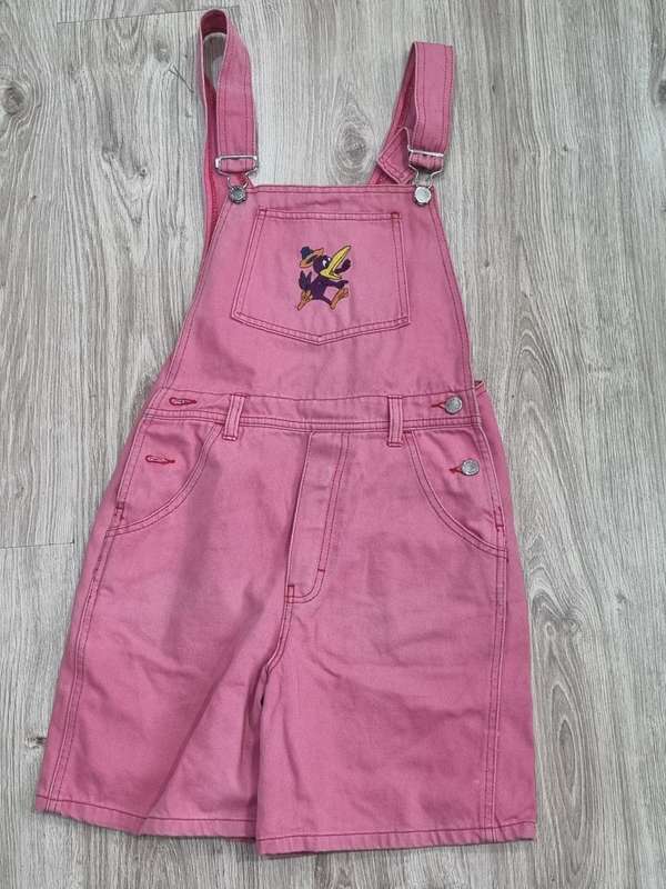 GIRLS Pink Dungaree....size 11 to 12 years