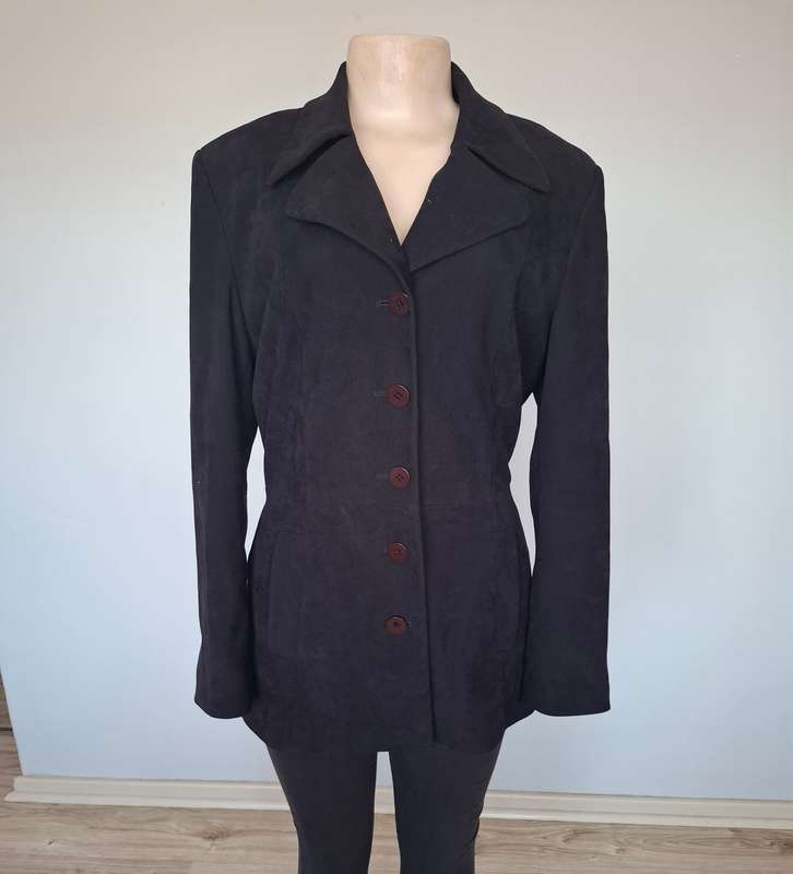 Ladies velvet feel coat