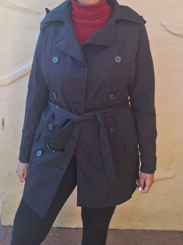 Black Trench coat  ....size 10