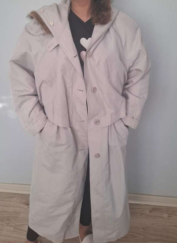 Winter trench coat  ....size 3XL