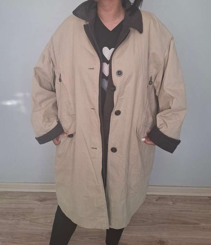 Winter trench coat  ....size 3XL
