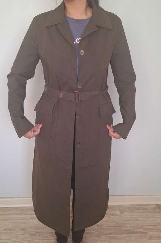 Winter Trench coat  ....size LARGE