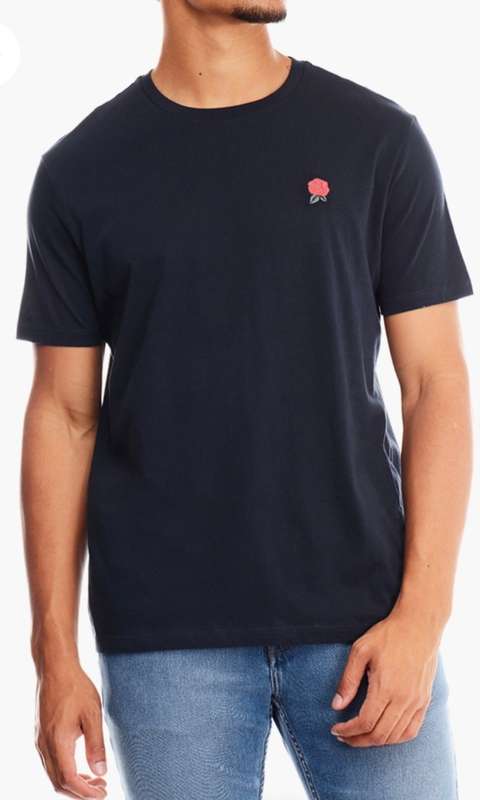 Dark Blue rose T shirt