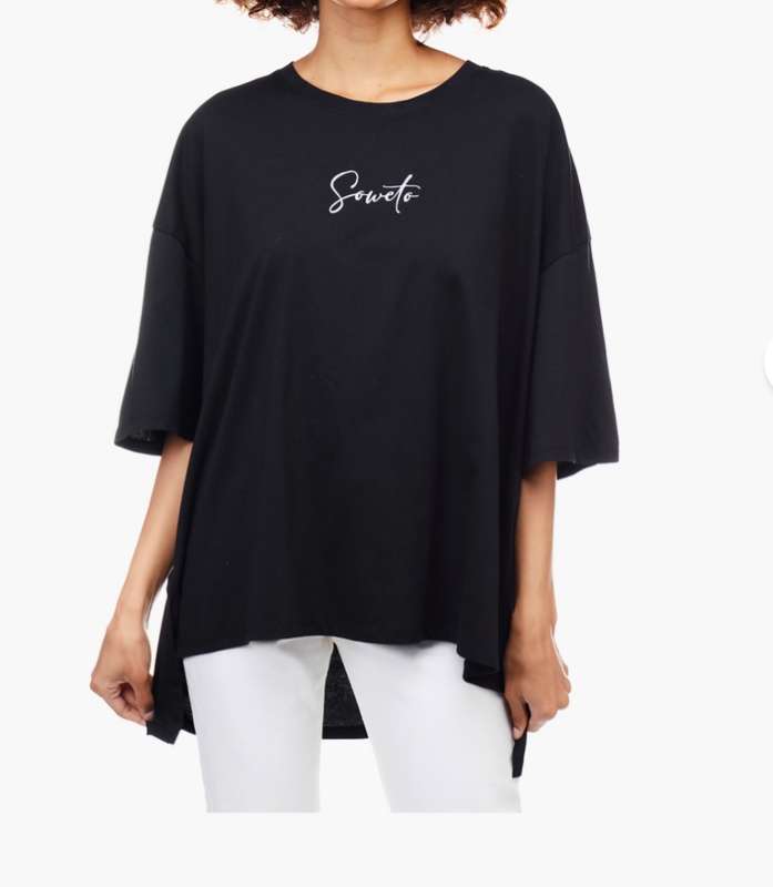 Back Graphic Drop Shoulder T-Shirt
