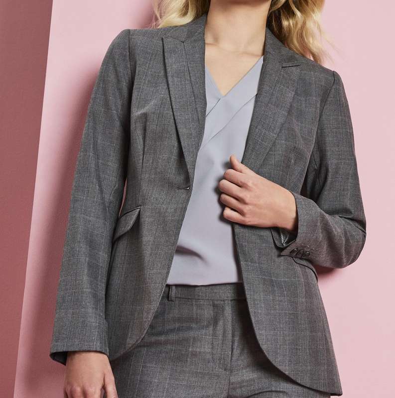 Gorgeous Grey check  Blazer ....size Small