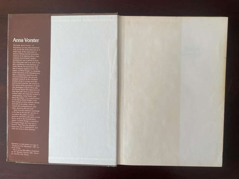 Anna Vorster  A Biography