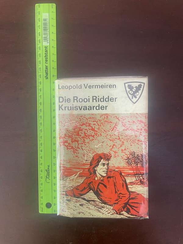 DIE ROOI RIDDER, KRUISVAARDER deur Leopold Vermeiren  SeëL NOG OP AGTERFLAP, LIDMAATSKAPKAART, GEHE