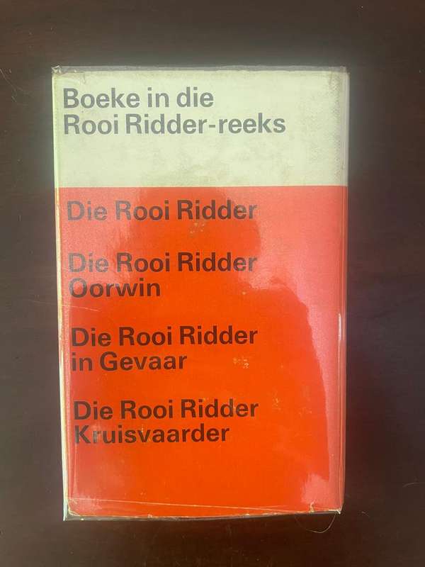 DIE ROOI RIDDER, KRUISVAARDER deur Leopold Vermeiren  SeëL NOG OP AGTERFLAP, LIDMAATSKAPKAART, GEHE