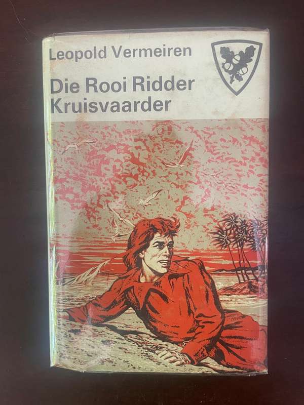 DIE ROOI RIDDER, KRUISVAARDER deur Leopold Vermeiren  SeëL NOG OP AGTERFLAP, LIDMAATSKAPKAART, GEHE