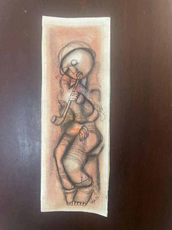 Daniel Selepe uframed art