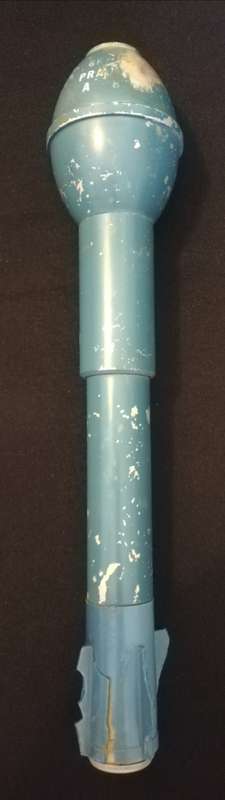 SADF Practice Rifle Grenade,Fins Damaged, Totally Inert, No overseas postage.