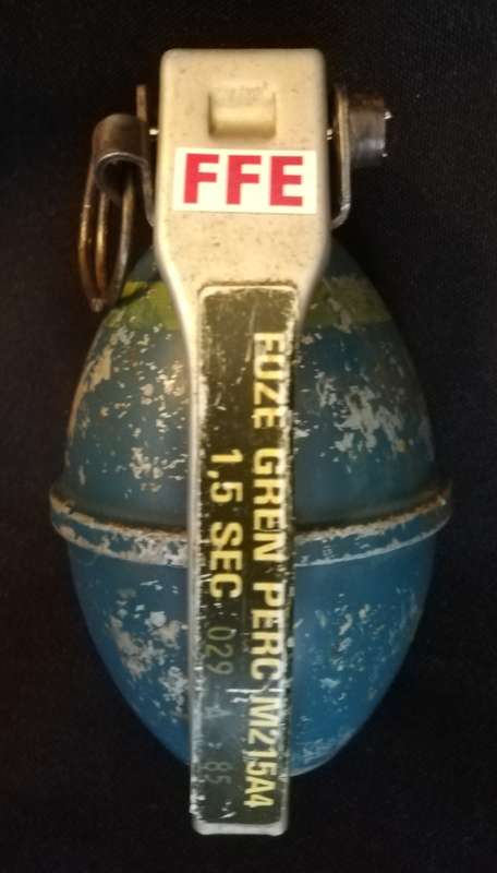 SADF M26 Practice Hand Grenade,Inert. No overseas postage.