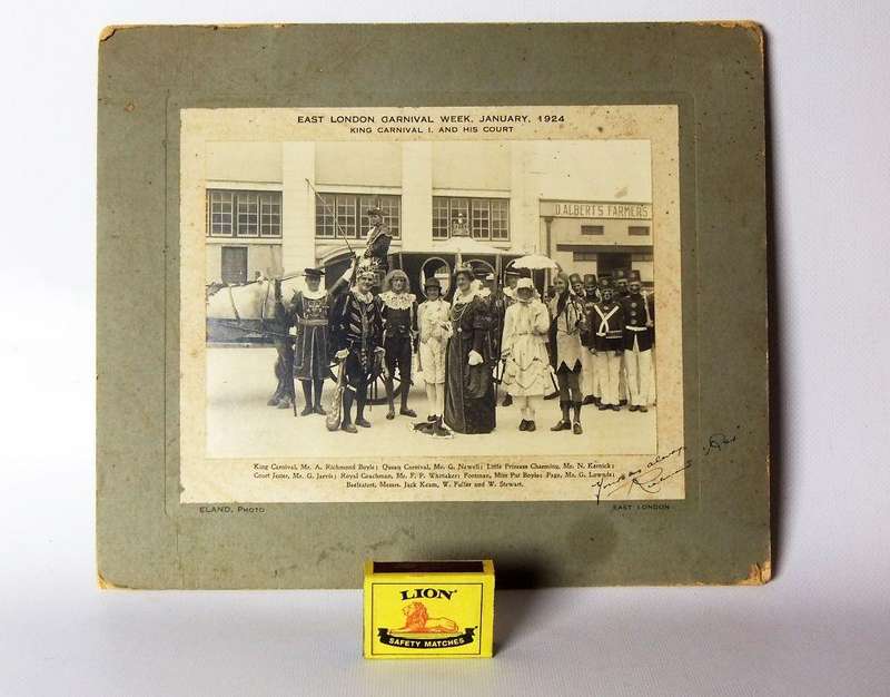 UNDER R100 - Vintage / Antique photograph - 1924 East London Carnival week