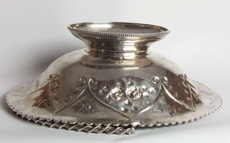 A large Victorian silverplate fruit basket