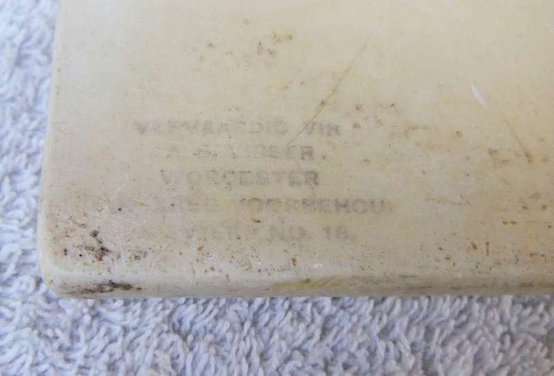 An early 20th century Ivorex plaque commemorating victims of Boer war concentration camps