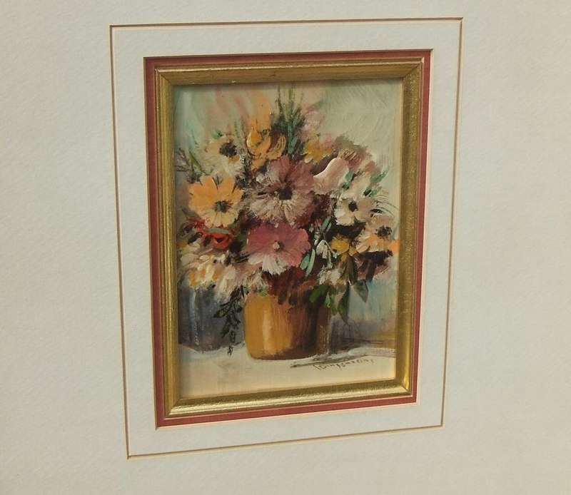 Two original professionally framed oil on board paintings by well known SA artist Jan Dingemans
