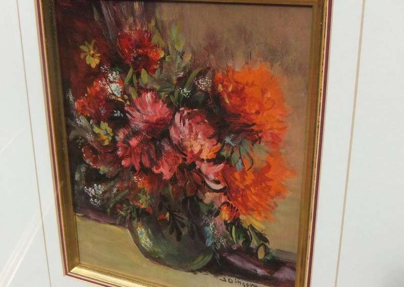 Two original professionally framed oil on board paintings by well known SA artist Jan Dingemans