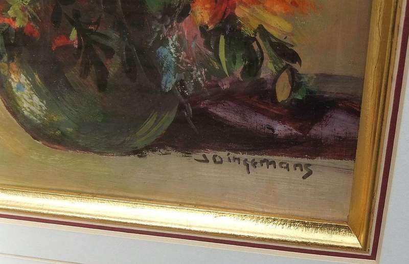 Two original professionally framed oil on board paintings by well known SA artist Jan Dingemans