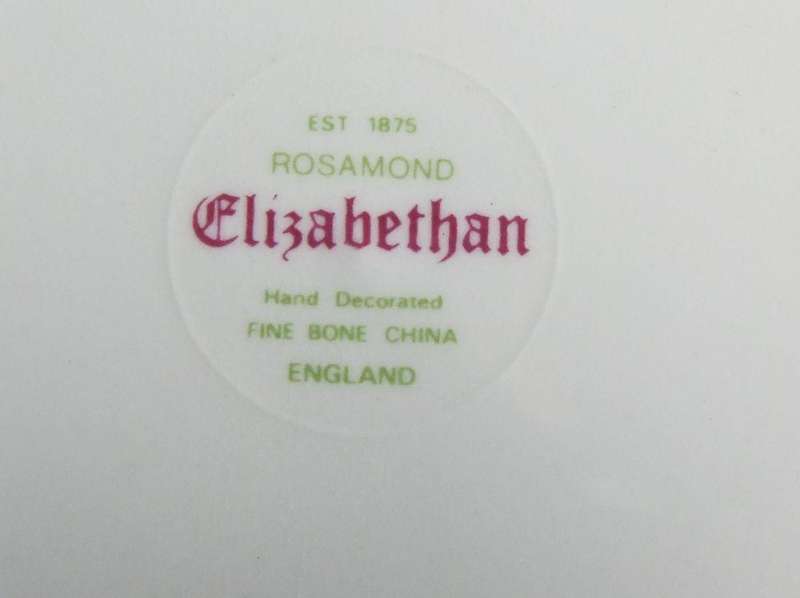 A vintage Elizabethan porcelain trio in the Rosamund pattern - 3 of 3