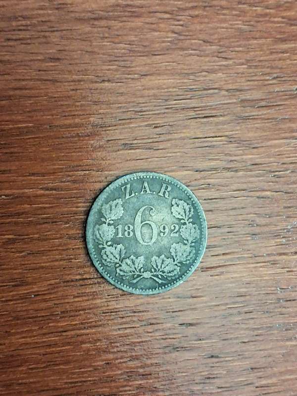 **1892 ZAR 6 Pence**