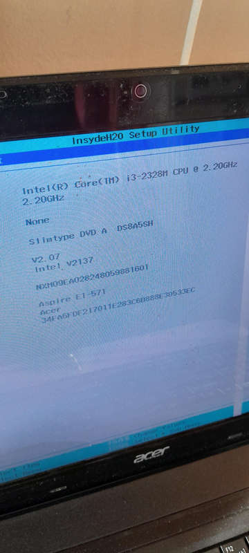 Acer Laptop Working Not Tested
